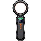 Pet Microchip Scanner with 1.44 Inch LCD Screen for Dog Cat Pig | 500 Records Data Storage FDX-B(ISO11784/85) EMID Animal Microchip Reader