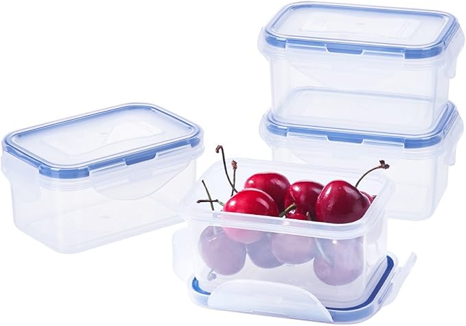 Scatole Alimentari Ermetiche Trasparenti - Set Da 6 Contenitori Senza BPA Per Bambini E Spuntini - Foto 7