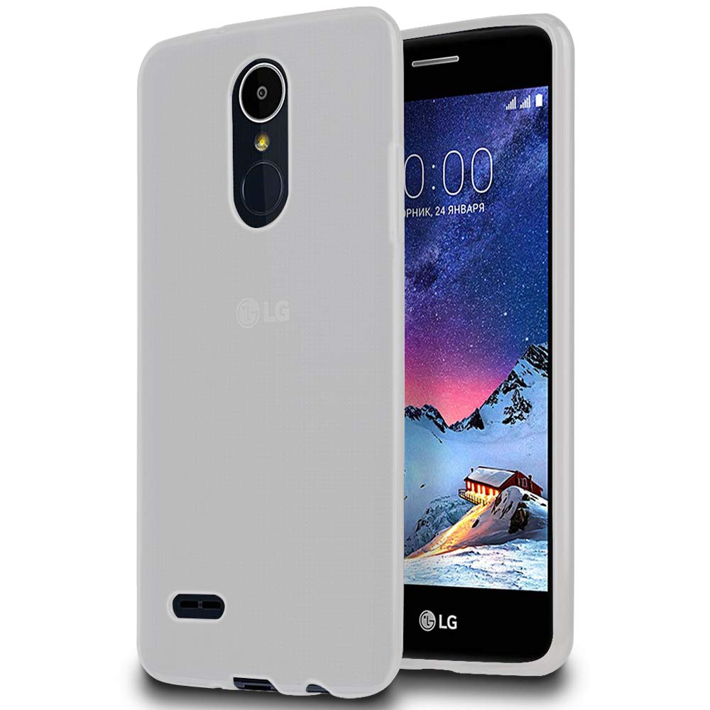 Lightweight Case for LG K8 (2017) | Slim Shell Bumper | Transparent White