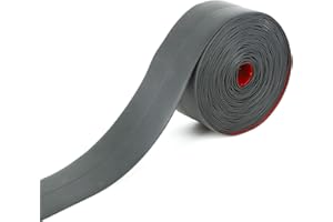 EVERDIJ Caulk Tape Sealant Strip, Self Adhesive Caulk Tape Sealant Strip, 16.4/32.8Ft PVC Waterproof Sealing Tape for Kitchen Bathtub Countertop Bathroom Toilet Sink Wall Corner (16.4FT Black)