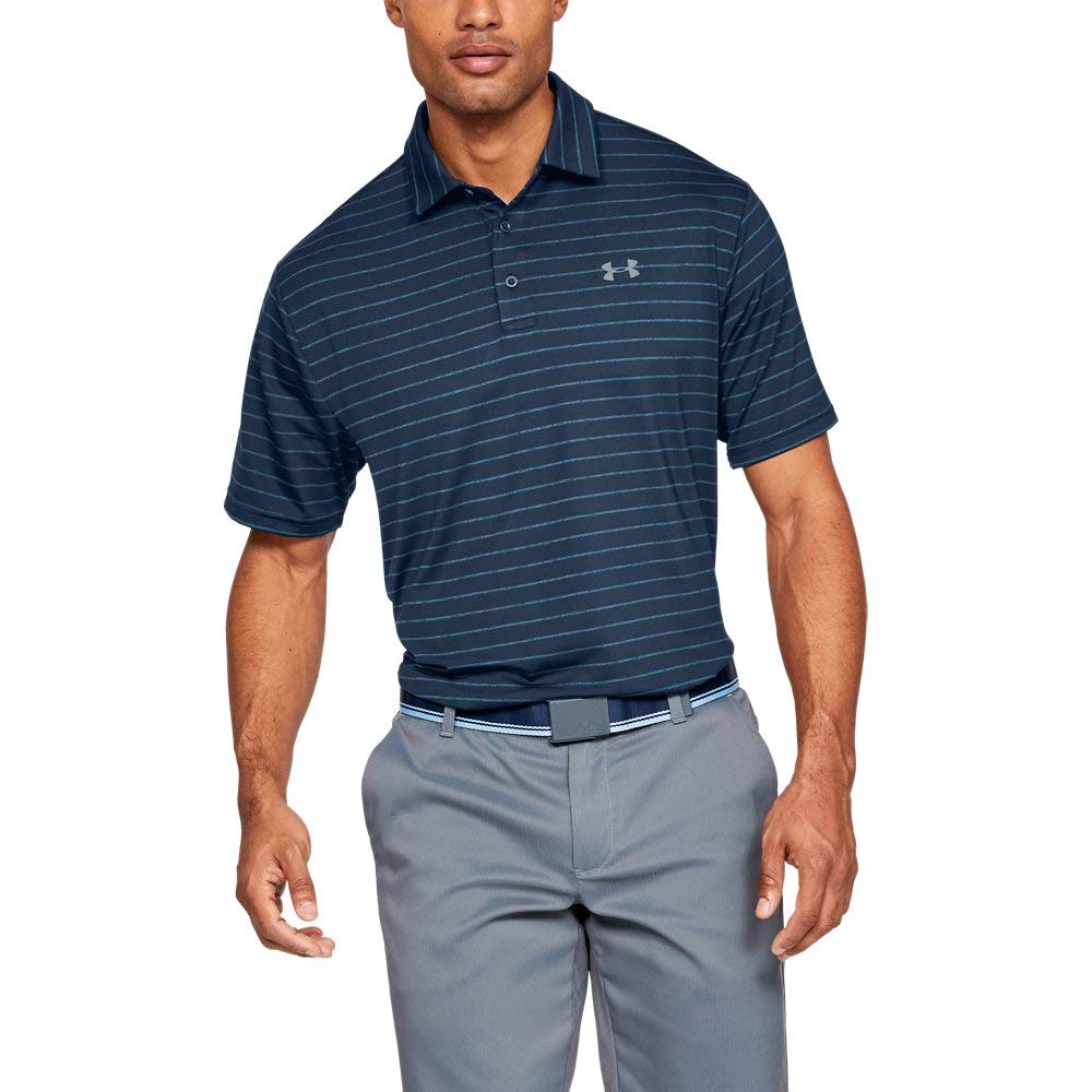 Under Armour Men Playoff 2.0, Polo T Shirt with Short Sleeves, Short Sleeve Polo Shirt with Sun Protection