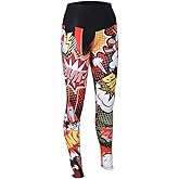 Alexandra Collection Womens ZAP! Athletic Workout Leggings Multi Adult Small