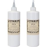 Lineco PH Neutral PVA Adhesive, Dries Clear, 16 Ounce, Pack of 2 | Acid-free, Water-Soluble, Archival White Glue, Used for Bookbinding, Book Repair, Framing, Collages, Paper Art, Crafts