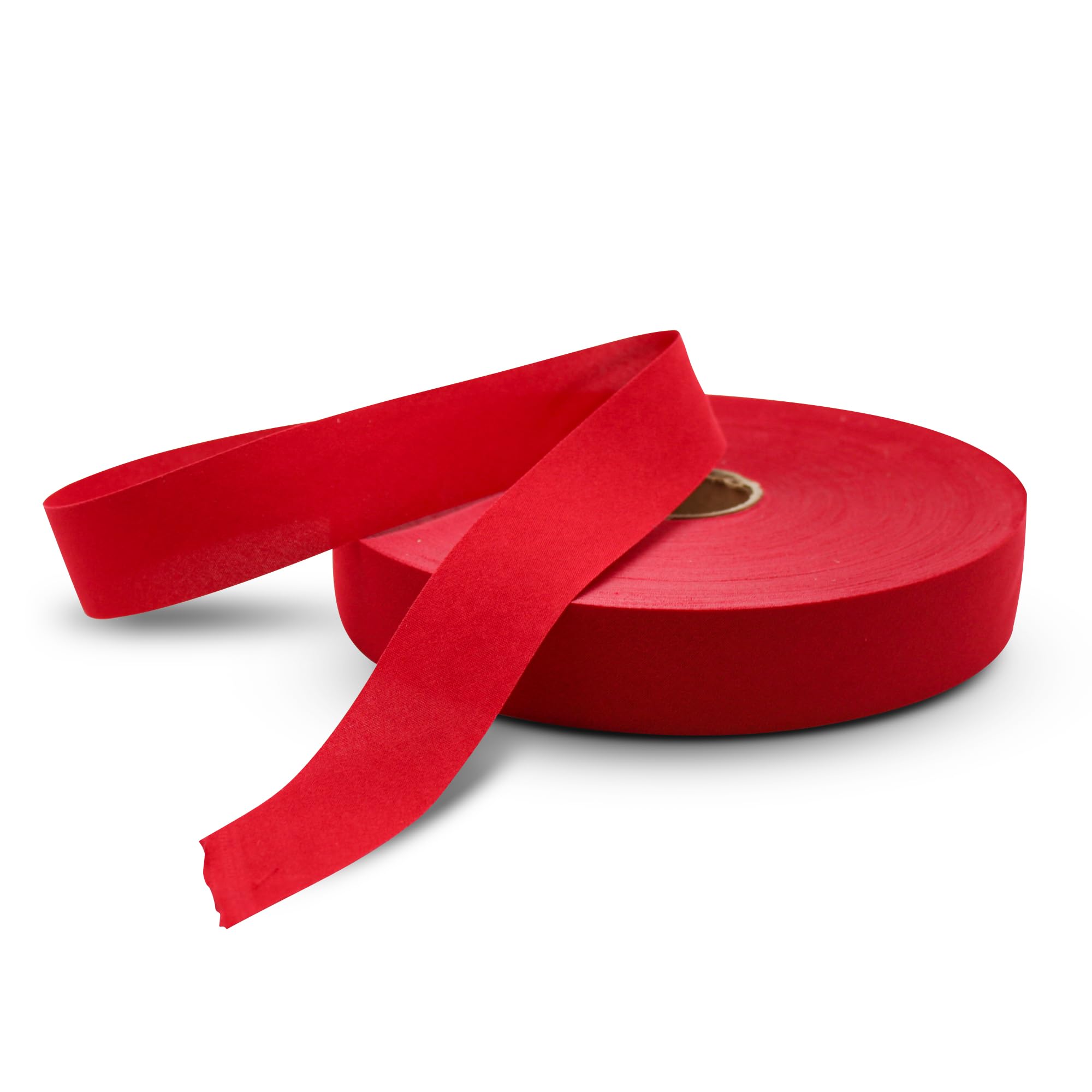 DOJA Barcelona | Ribbons for Sewing | Swiss Roll 100 m | Width 20 mm | Polyester Border Tape | Red Swiss Ribbon | Haberdashery Haberdashery Ribbon