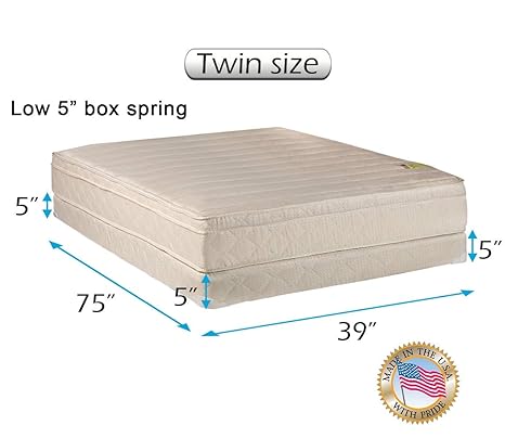 Amazon Com Dream Sleep Comfort Pedic Firm Eurotop Pillow Top