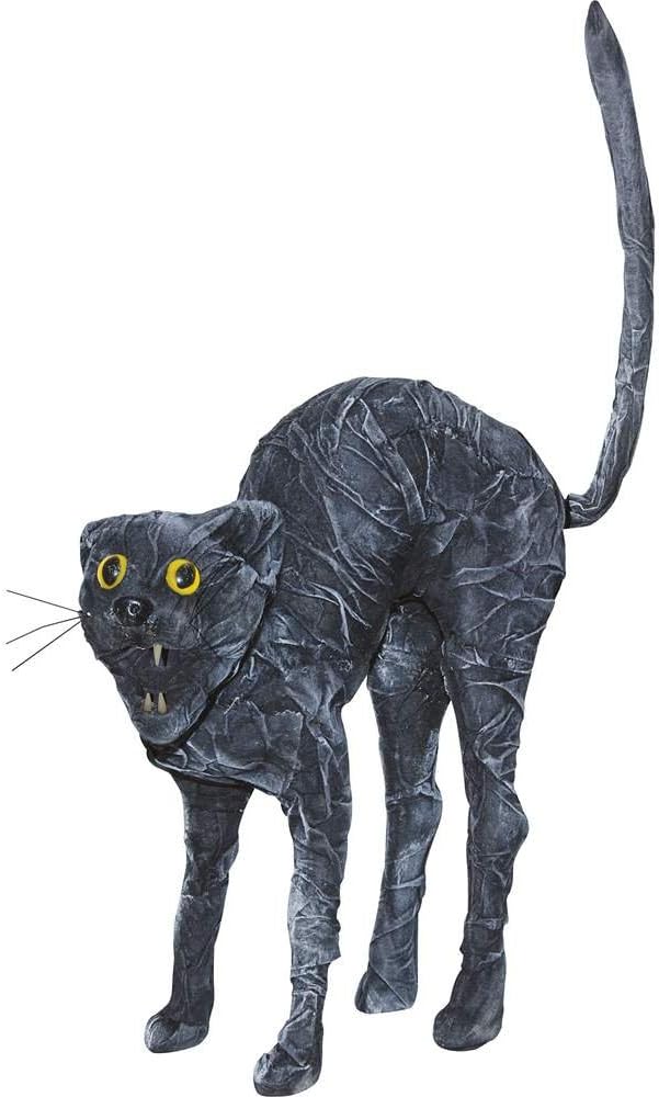 Creepy Hissing Cat Halloween Prop