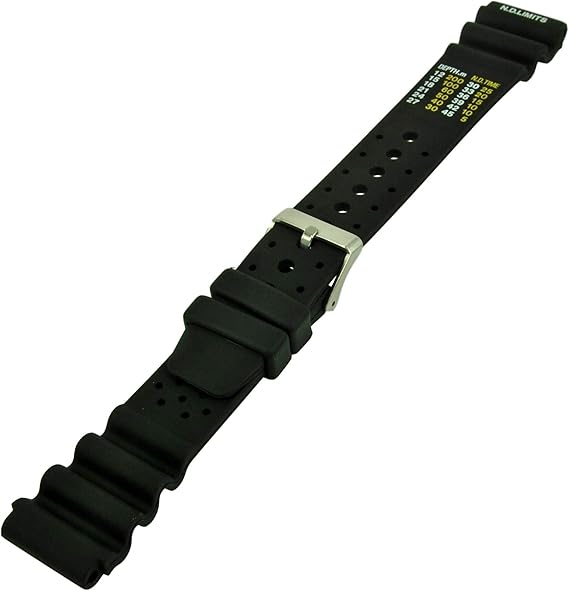 Rubber watch strap Fits Citizen Promaster strap N.D. Limits