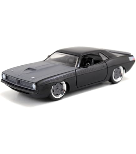 I*2様 1970 Plymouth Barracuda プラモデルキット 1970 Plymouth Cuda Green with Black 1/25 Diecast Model Car