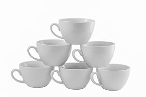 Amuse- Professional Barista Cappuccino Mug- Set of 6-10 oz.