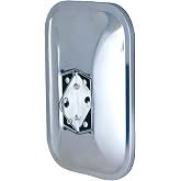 K Source Universal Replacement Mirror Head - Driver &amp; Passenger Side, 7 1/2" x 10 1/2" Glass, Low Mount Style, Chrome Finish, Easy Install, For Cars, Trucks &amp; SUVs
