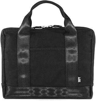 black canvas briefcase