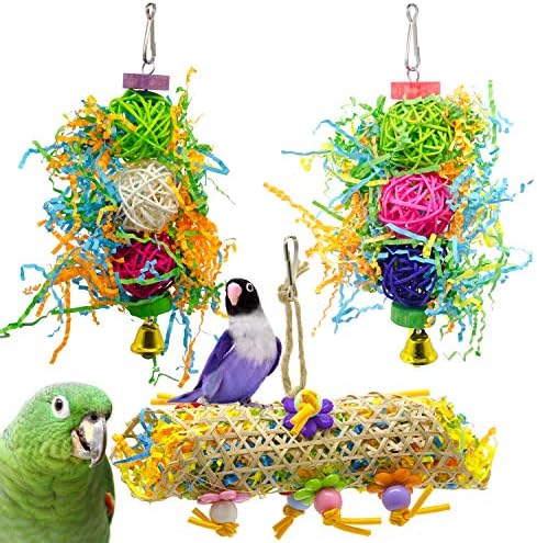 EBaokuup 3Pack Bird Chewing Toys