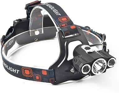 HZYRR Faro Exterior t6led Alta Potencia Brillante luz Mucho Tiempo