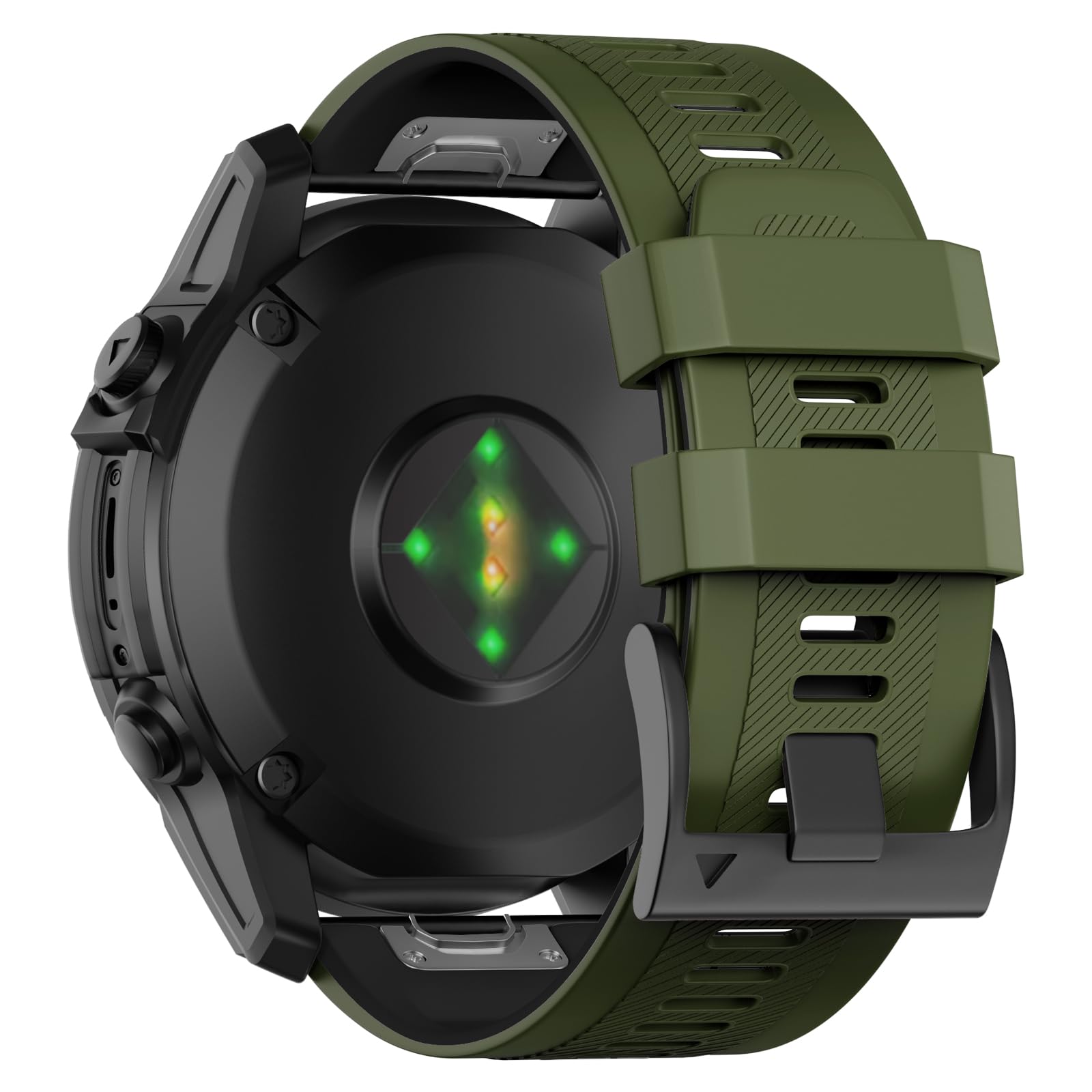 U-LIMVE Watch Strap for Garmin Fenix 8 47mm/Epix Pro 47mm, 22mm Silicone QuickFit Bands for Forerunner 965/955/945/935/745