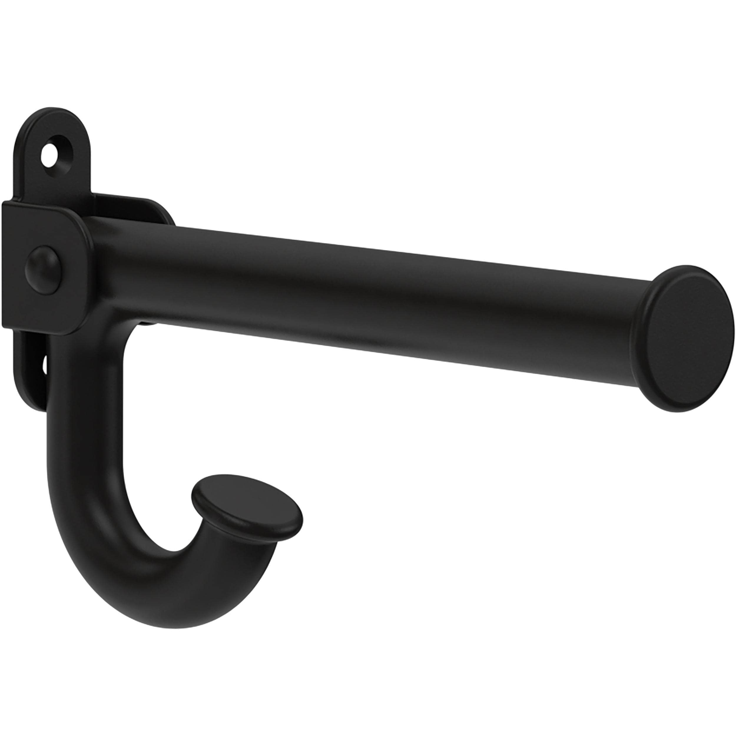 Franklin Brass Matte Black Oval Extend-a-Hook (B45618M-FB-R)