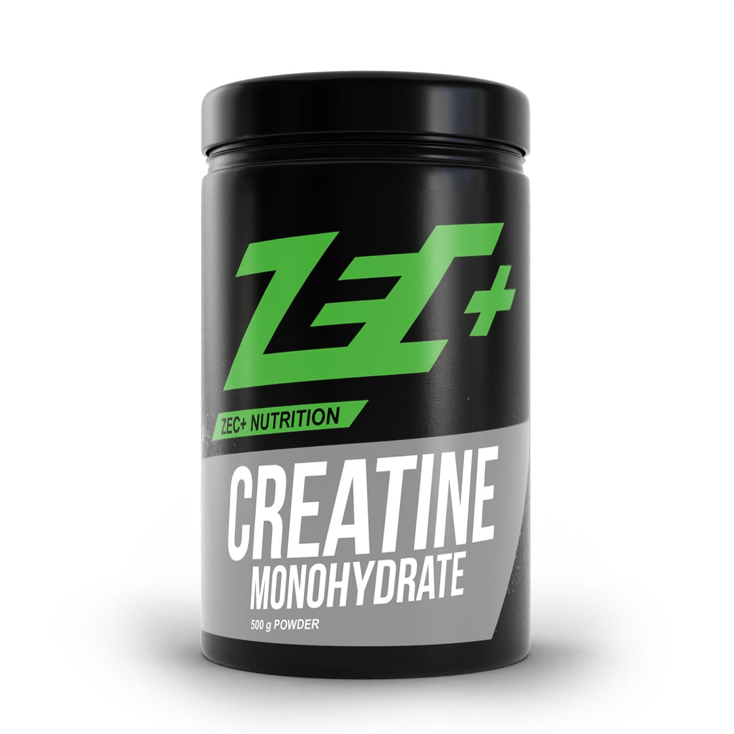 ZecPlus pure creatine monohydrate powder, for more strength, endurance, muscle growth, boost, tasteless, 500 g powder