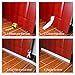 ANYQOO Self-adhesive Under Door Sweep Weather Stripping Door Bottom Seal Strip Door Draft Stopper, 2
