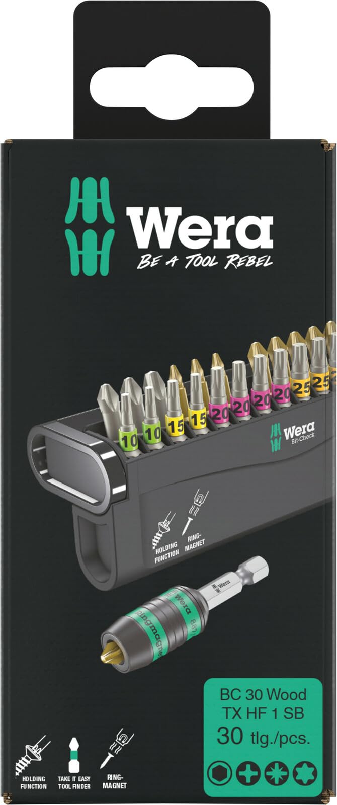 Bit-Check 30 Wood TX HF 1 SB, 30pc - 05057437001