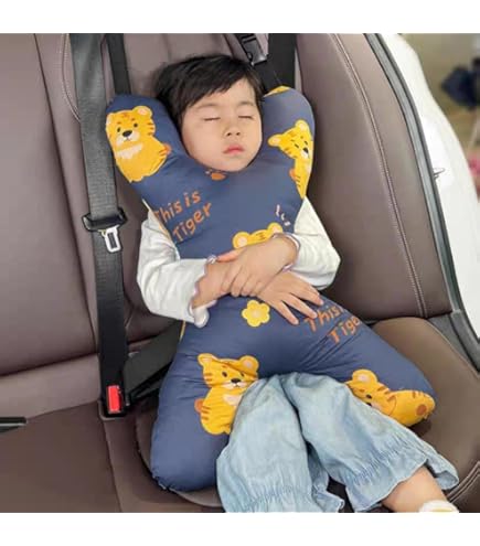 Aazon.co: H-Shape - Kid Car Sleeping Head Support, Travel Pillow Car Sleeping Long Journeys