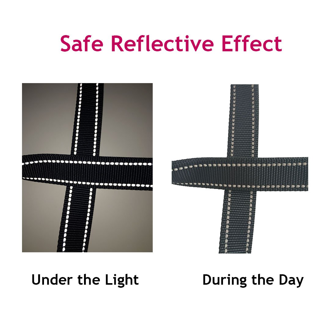 Dog Leash Double Handles, 2 Layer Training Leash with Traffic Padded Handles,6ft Long Durable Dual Leash for Dogs