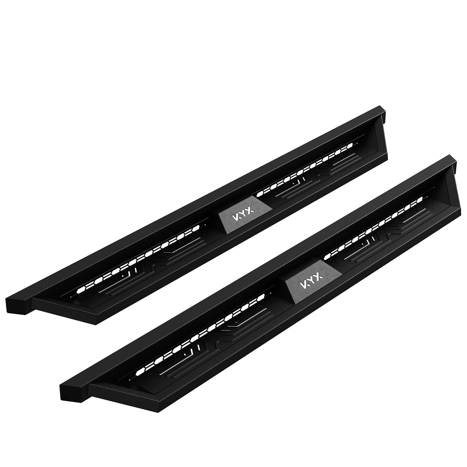 Photo 1 of **MISSING HARDWARE**
KYX Running Boards Fit for 2019-2025 Chevy Silverado/GMC Sierra 1500 2020-2025 Silverado/Sierra 2500HD 3500HD Crew Cab, 6 inches Dual Tube Side Steps Nerf Bars Step Bars Side Bars Step Rails