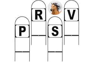 ITULCYO 8PC Dressage Letters Arena Markers，Dressage Letters for Arena Equestrian Athletes Letters Dressage Arena Letters Arena Dressage Letters Dressage Arena Markers Letters