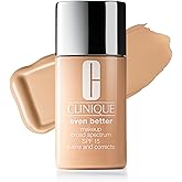 Clinique Even Better Makeup Liquid Foundation SPF 15 With Vitamin C For Dry + Oily Combination Skin Types | Medium Coverage + Natural Finish | Evens Skin Tone + Reduces Dark Spots