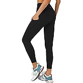 Cathie Moochie Buttery Soft Tummy Control Workout Leggings with Pockets for Women High Waisted Athletic Yoga Pants