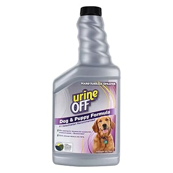 Urine Off Odor and Stain Remover Dog Formula Sprayer Top 16.9oz