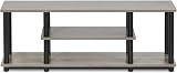 Furinno TURN-N-TUBE TV Stand 3-Tier Open Shelves Fits 50 Inch TV French Oak view 5
