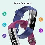 Runlio Fitness Tracker Sleep Monitor IP67 Waterproof Purple view 3