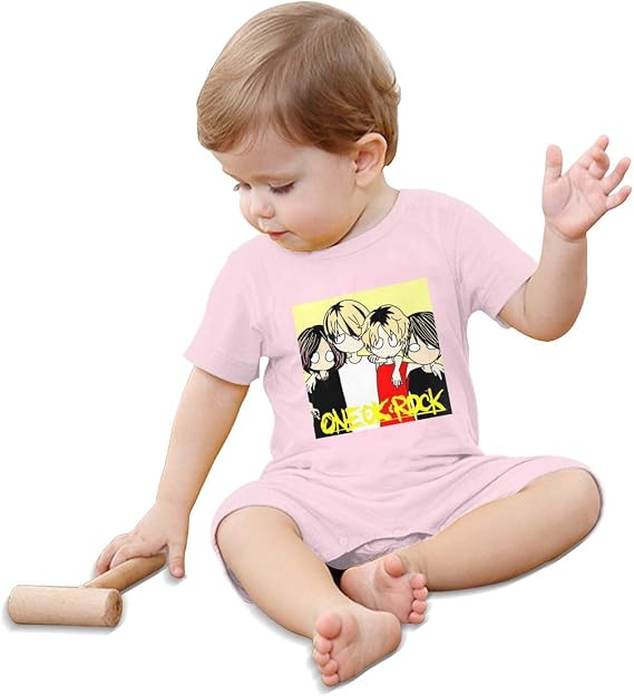 Amazon Co Jp One Ok Rock Band ベビー服 半袖ロンパース 新生児 カバーオール ベビー服 パジャマ ロンパース 柔らかい 通気性も抜群 赤ちゃん用品 四季兼用 出産祝い 0 24月 可愛い 服 ファッション小物