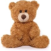 Tezituor Teddy Bear Stuffed Animals, 18" Big Bear Plush Toy for Kid Adult | 18inch Cute Teddy Bear Plush Toys for Kids Girl Boy, Christmas Bear Plushie Gift for Girlfriend Boyfriend Women Wife, Brown