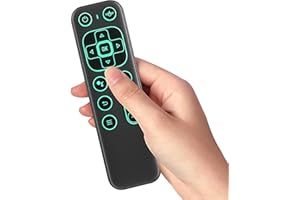 iPazzPort Mini Air Mouse Remote Keyboard with 7-Color Backlight for Android TV Box, Smart TV, HTPC, Projector; Rechargeable D