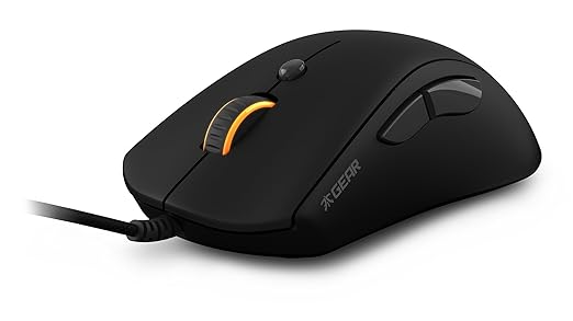 title=Fnatic Gear Flick G1, Mouse ottico da gioco professionale, 6 pulsanti,