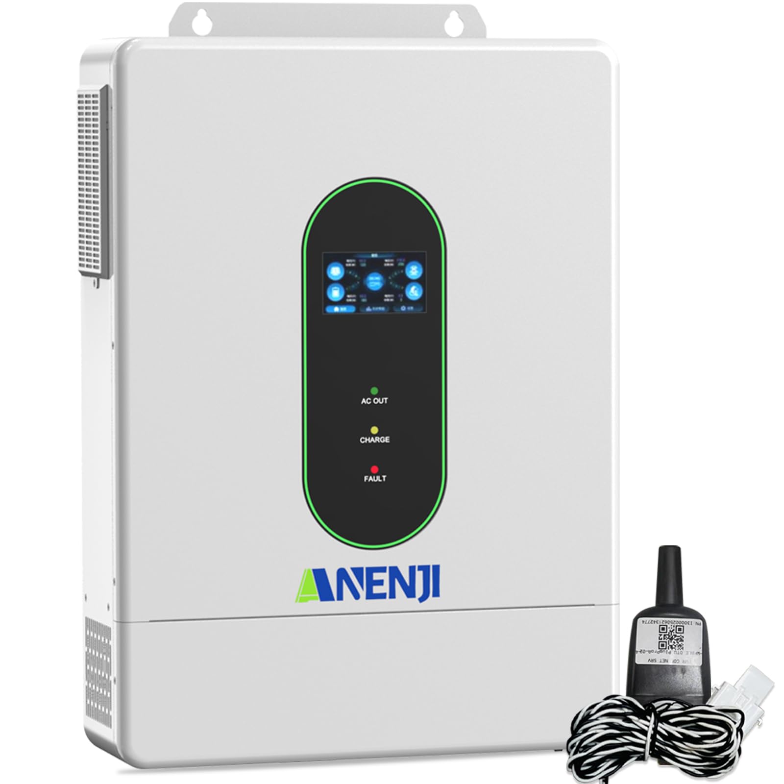 Photo 1 of ****FACTORY SEALED*****
Aninerel 12000W Hybrid Solar Inverter 48V DC to 120V/240V AC Split Phase, Pure Sine Wave, Built-in 2 MPPT Controller, Max. 220A Battery Charging, Support Parallel 6 Units, for Home On/Off-Grid systems