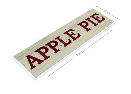 Amazon Com Poster B016 Apple Pie Rustic Garden Sign Kitchen