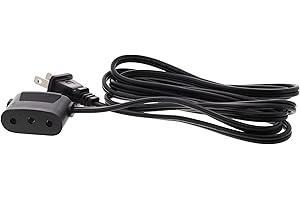 SEWING PARTS ONLINE Power Cord for Singer Sewing Machines (#122) - Fits Singer 401A, 15-91, 301, 201 and More
