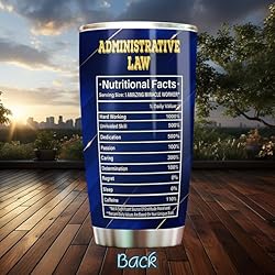 MONIZILUCKY Administrative Law Tumbler Stainless