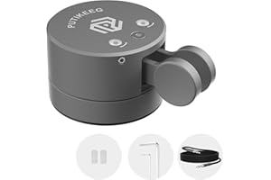 Putikeeg Mini Morse Code Key - CW Dual Paddle with Magnetic Base, Magnetic Return Paddles Morse Lambic Key for Amateur Ham Radio (Grey)