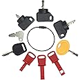 Lawn Mower Keys Set 9 Pcs for Cub Cad-et M-TD John De-ere Hus-qvarna To-ro Craft-sman Kub-ota Troy-Bi-lt Snow Engines 625-05000 63-8360 532411935 AM132500 GY20680 83357 925-2054A Snow Blower Keys