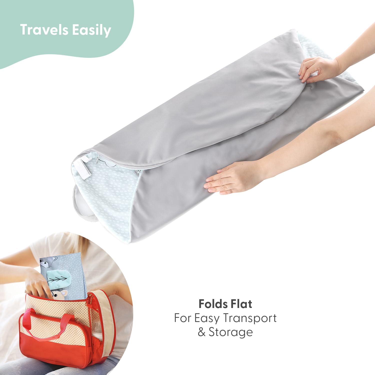 The Peanutshell Baby Boy or Girl Play Ring - Inflatable Seat, Sitting Support Chair, Unisex Activity Seats for Sitting Up, Play Ring for Babies 0-6 Months - Woodland