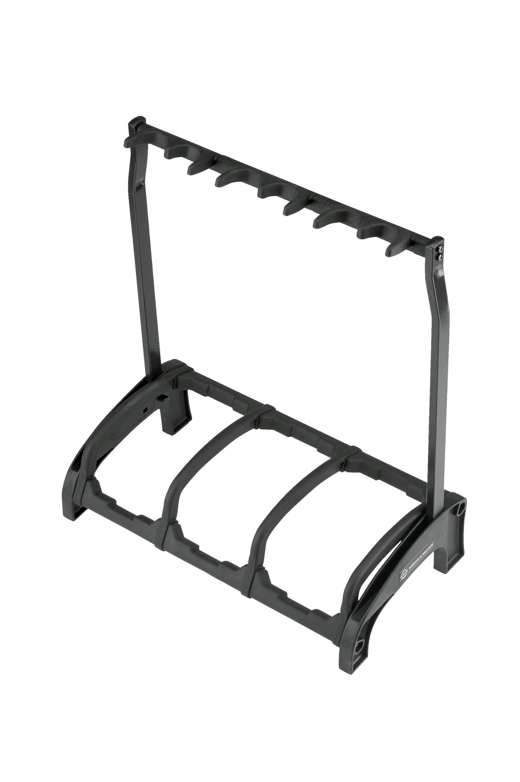 K&M Konig & Meyer 17513.016.55 Guardian 3 Guitar Stand | Sturdy Holds Electric, Bass or Acoustic Guitars Rack-Style | Protective Supports | Space Saver | For Adult/Youth Musicians | Black