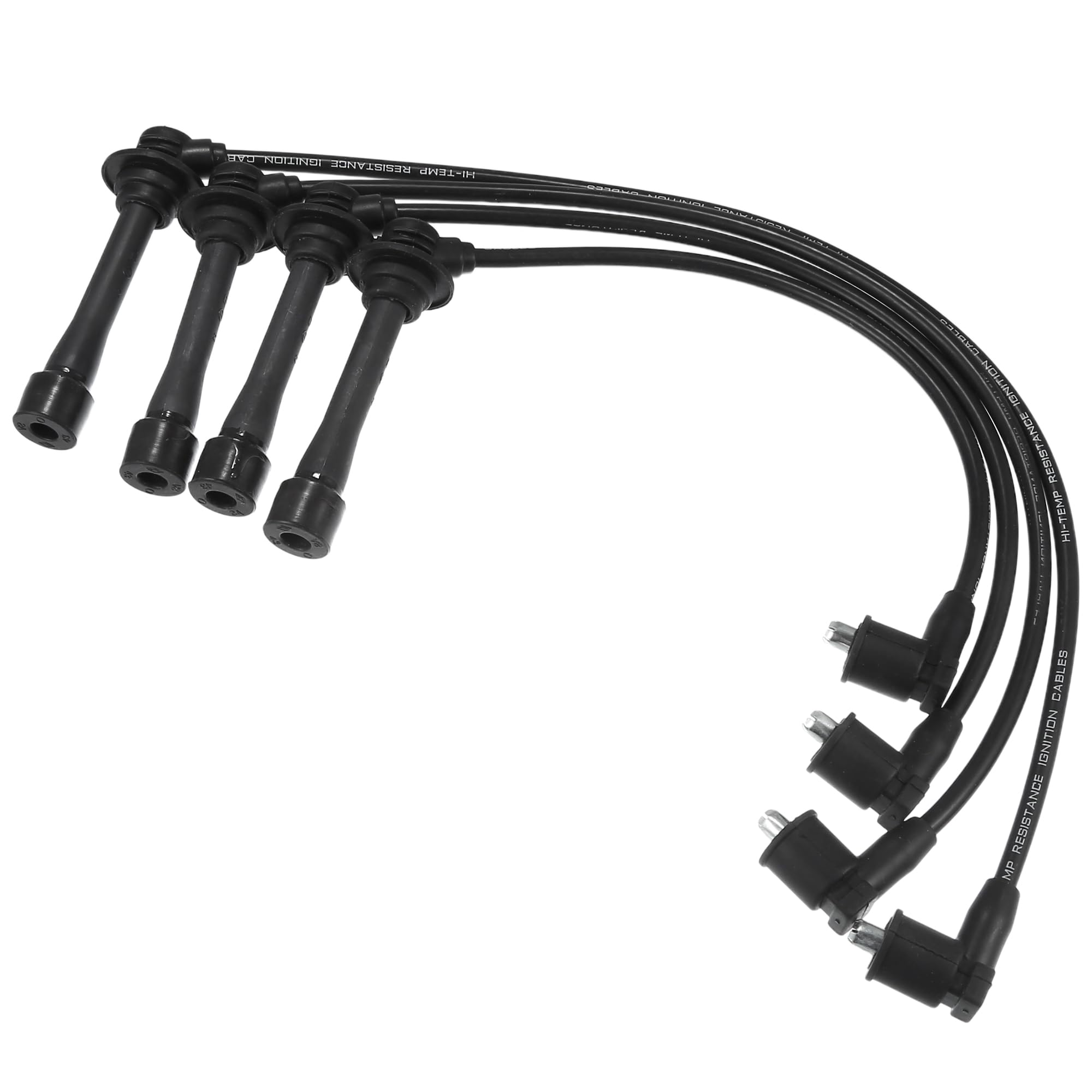 Photo 1 of ACROPIX Car Spark Plug Coil Wires Ignition Coil Harness Cable 7mm Fit for Kia Rio 2001-2005 1.5L 1.6L L4 No.0K30F18140/27400-2X140 - Pack of 4