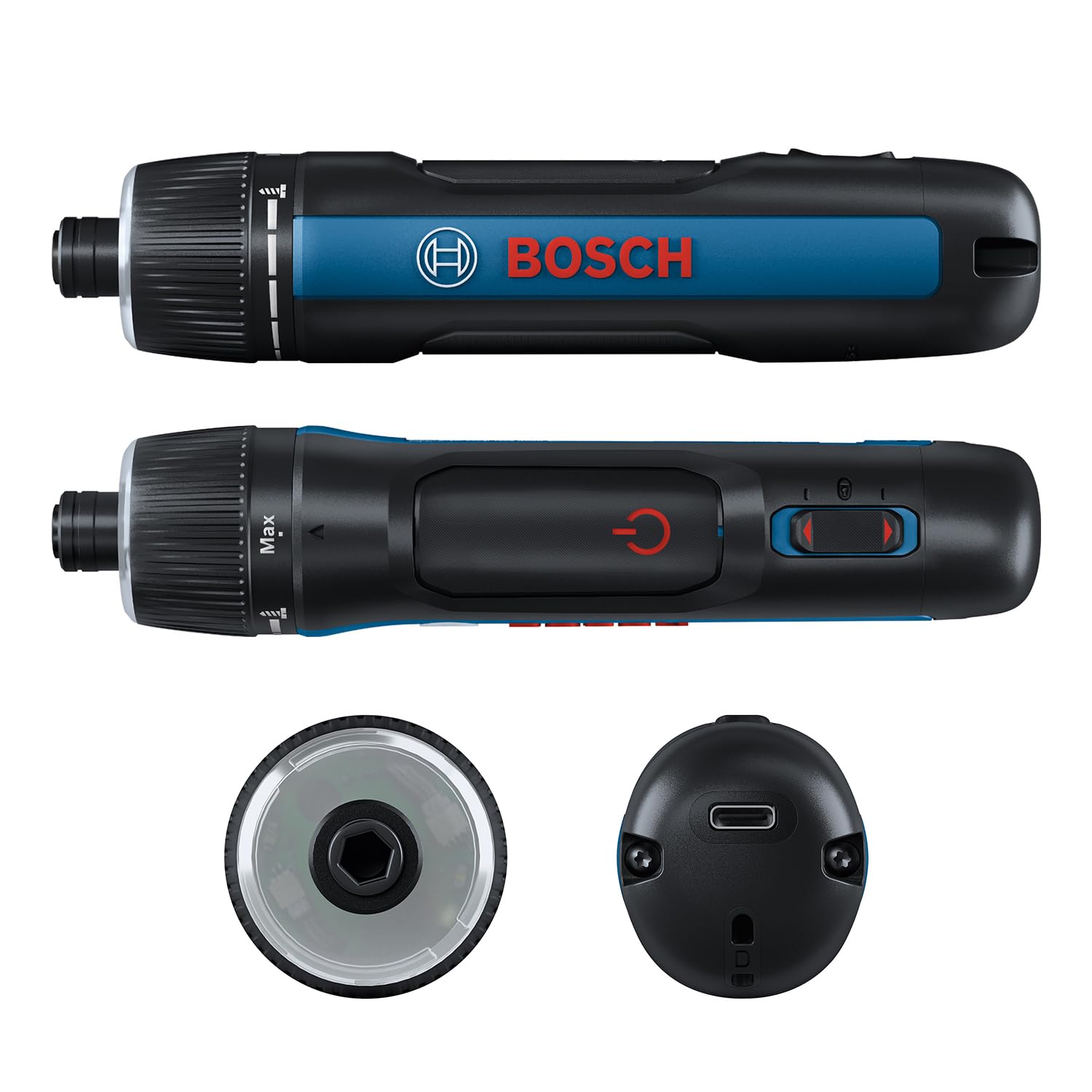 Bosch Professional Akkuschrauber Bosch GO 3 (inkl. 8-teiligem Bit-Set, Bitaufnahme, USB-C-Kabel, Mini-Koffer) 5