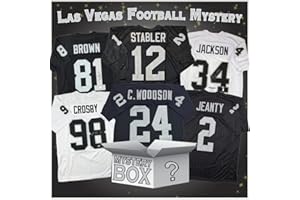 HOFSM.COM HALL OF FAME SPORTS MEMORABILIA Autographed/Signed Oakland Las Vegas Football Jersey Mystery Box with PSA JSA or Beckett COA