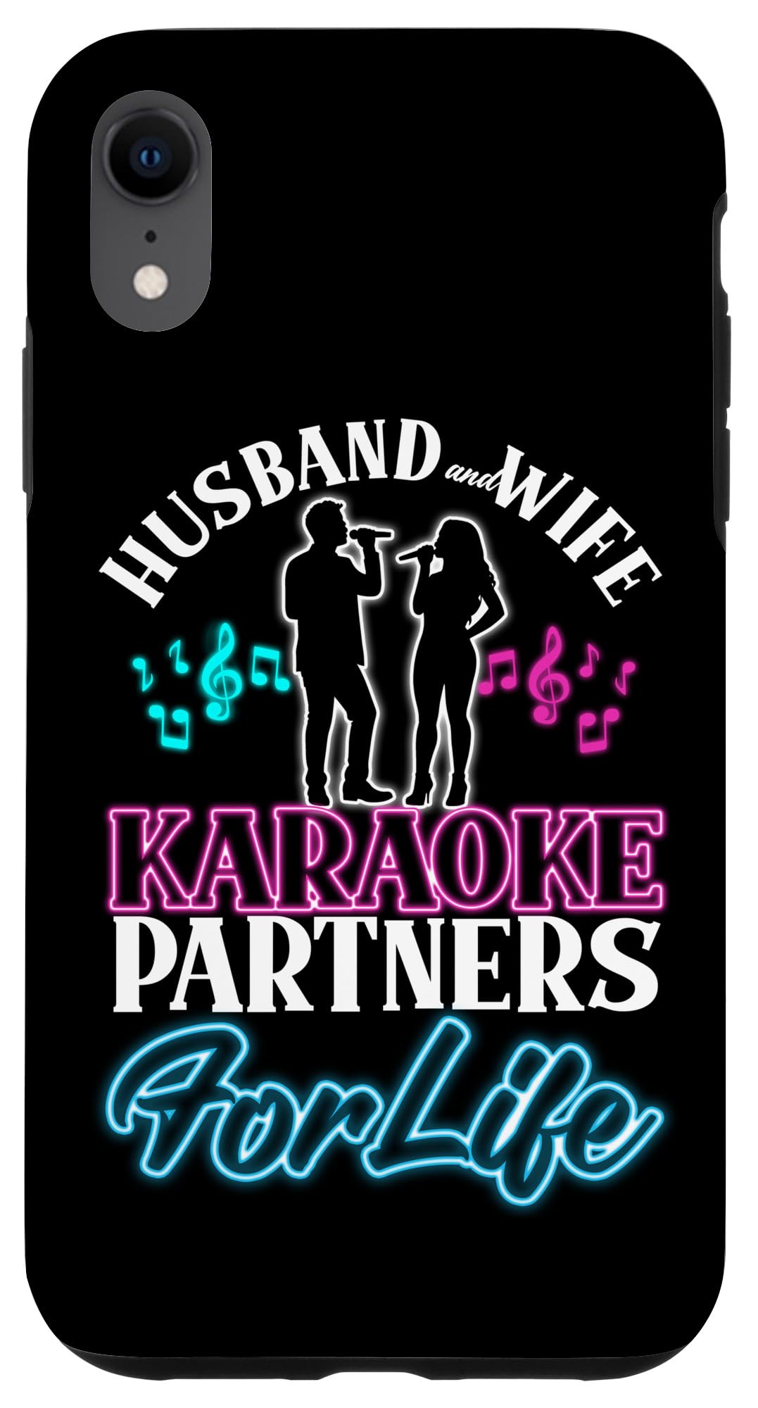 iPhone XR Karaoke Singer Husband Wife Marriage Wedding Husband & Wife Case