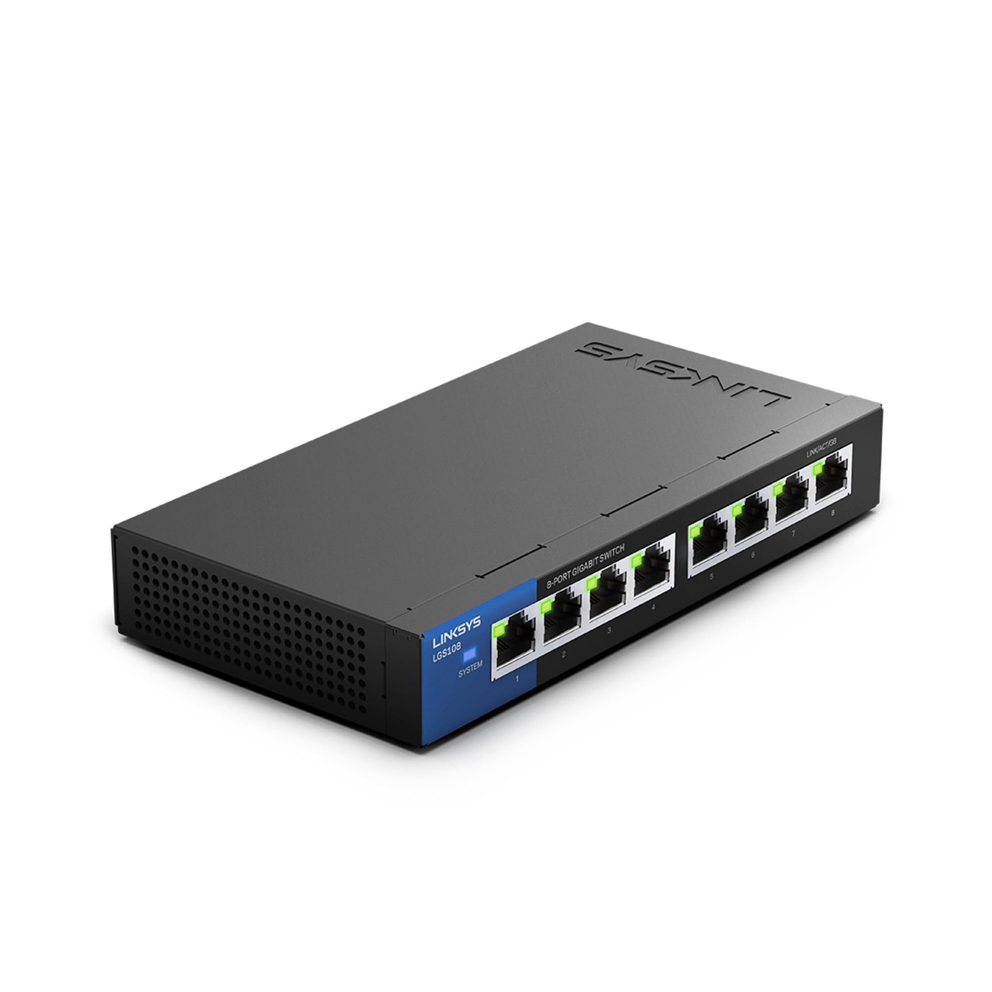 Linksys LGS108 Business 8 Port Desktop Gigabit Unmanaged Network Switch