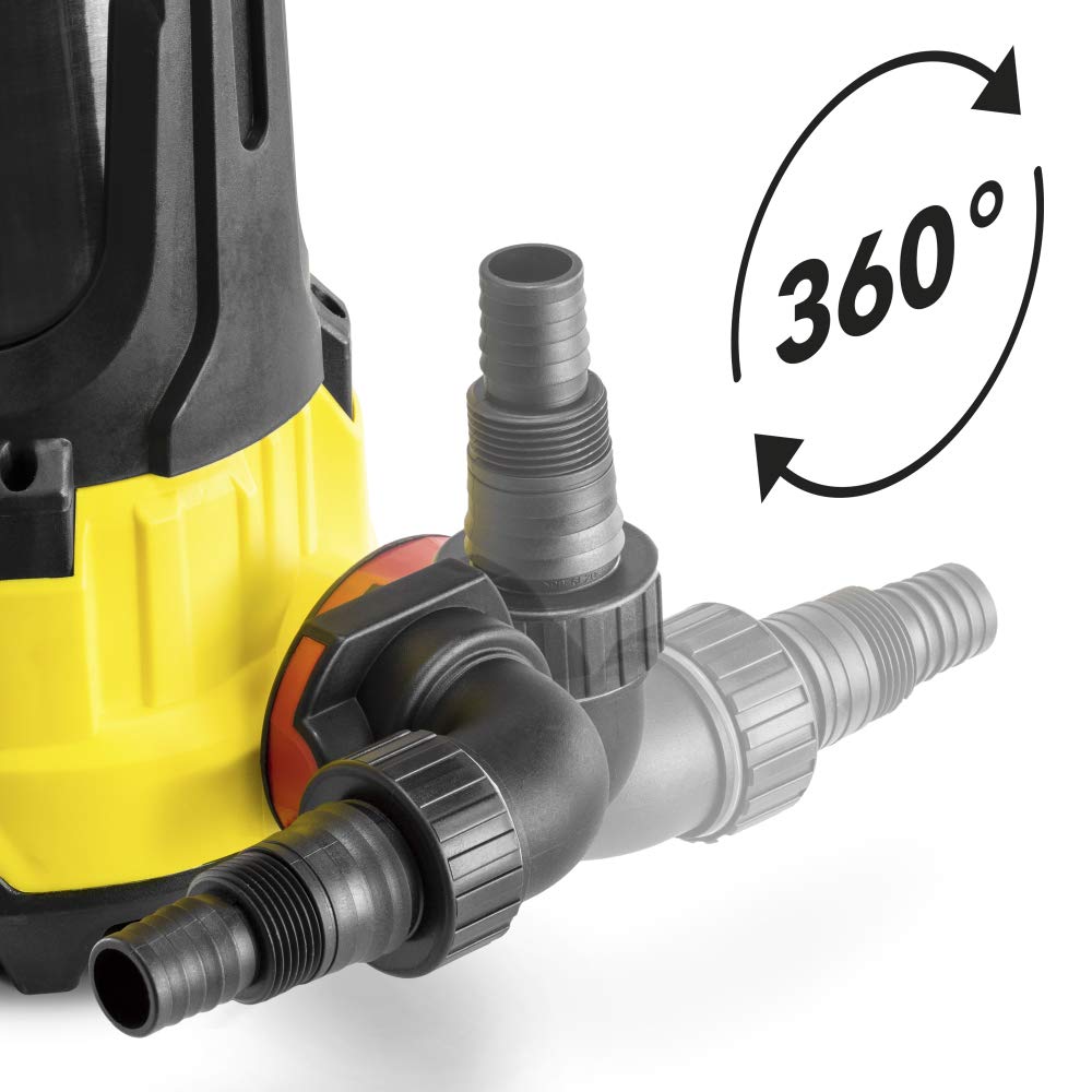 TROTEC Tauchpumpe TWP 11000 ES – Pumpe für Schmutzwasser – Fördermenge 20000 l/h, Leistung 1100 Watt, Eintauchtiefe max. 7 m, Trockenlaufschutz 7