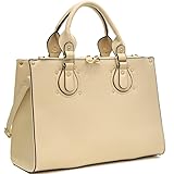 MKY Large Satchel Handbag Padlock Anti Theft